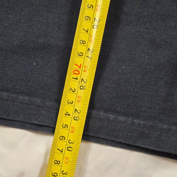 Quiksilver Mens Size XL Black Regular Fit Short Sleeve Shirt Cotton Crewneck - Picture 8 of 8